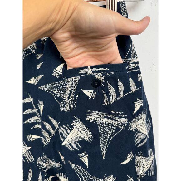 Lauren by Ralph Lauren Coastal Nautical Preppy Quiet Luxury Old Money Shorts - Picture 7 of 12